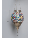 Metal & Glass Tea Light Holder Metal & Glass Tea Light Holder
